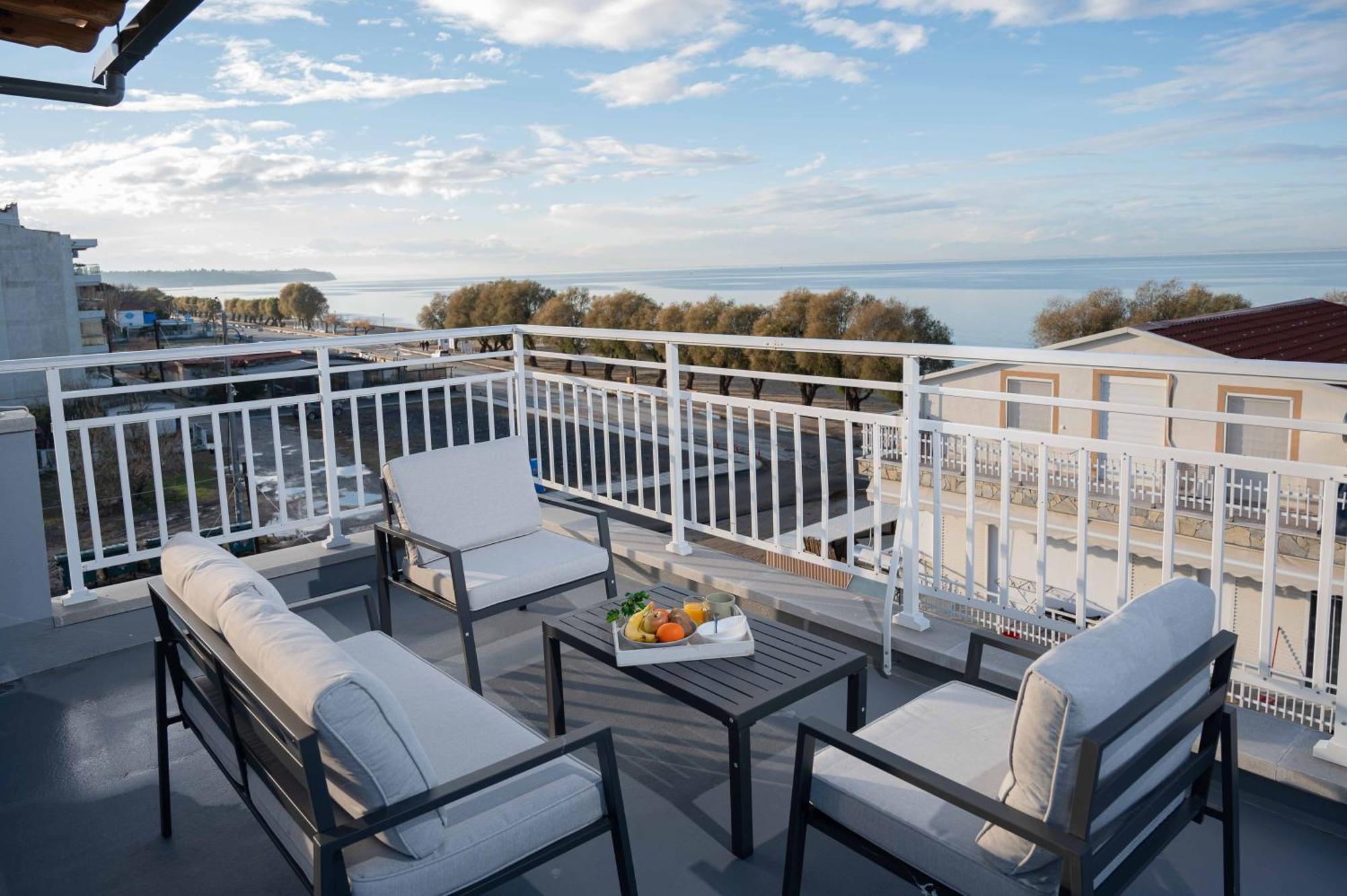 Noah Sea-View Apartments Neo Epivates Exterior photo